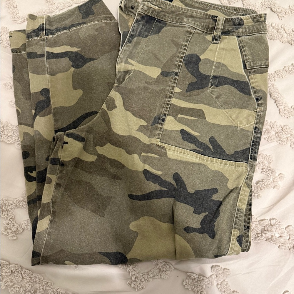Kut from the Kloth Camouflage Boyfriend Jeans